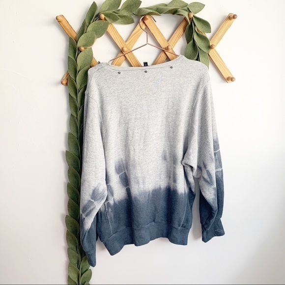 Topshop Tie Dye Studded Sweatshirt - Picture 7 of 7